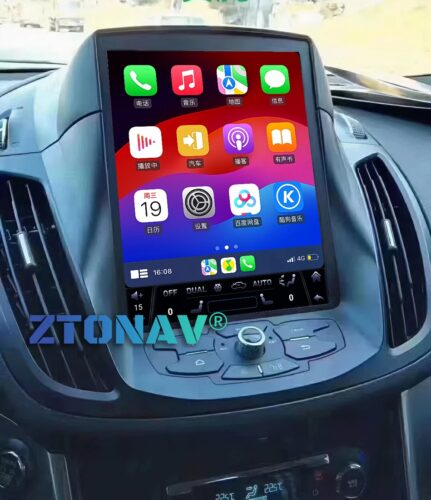 256GB Android Radio for Ford Kuga C-max Escape 2013 2015 2018 Tesla Screen