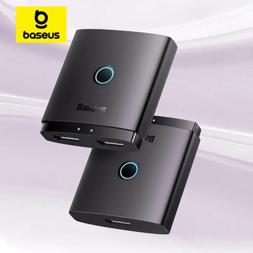Baseus HD Switch 4K@60Hz HDMI-compatible Splitter for PS5 PS4 Playstation TV Box Bi-Direction 1×2/2×1 Built-in Cable Adapter