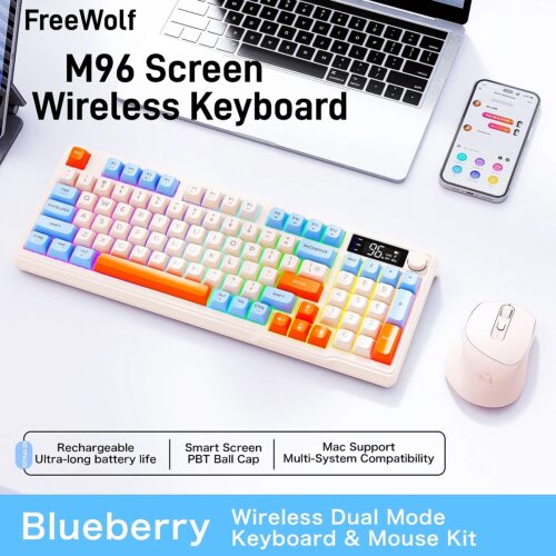M96 Bluetooth Keyboard Wireless