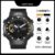 NORTH EDGE Mens Smart Watch World Time Clock Countdown