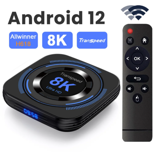 Transpeed Android 12 TV BOX Allwinner H618