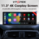 Vtopek 11.3″ Car DVR 4K Dash Cam Wireless Carplay Android